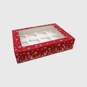 Christmas Cupcake Boxes