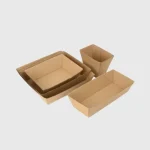 Clear Lid Boxes With Kraft Base