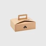 Custom Kraft Paper Box with Handle - Image 2