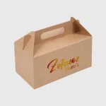 Custom Kraft Paper Box with Handle - Image 3