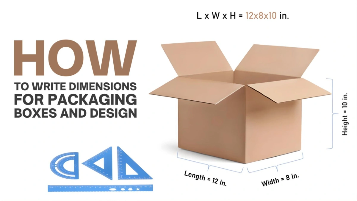 How to Write the Dimensions of a Box